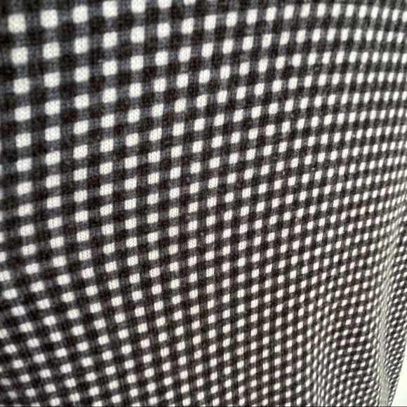 Duffield Lane Micro Gingham Cashmere Blend Sweater S - Picture 5 of 6